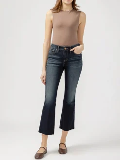 Suki Mid Rise Kick Flare Luxe Stretch Jeans