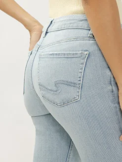 Suki Mid Rise Kick Flare Luxe Stretch Jeans