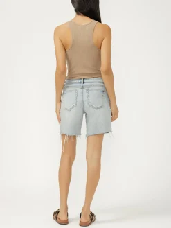 Suki Mid Rise Long Shorts