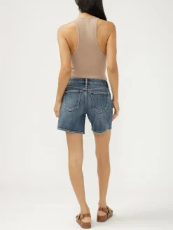 Suki Mid Rise Long Shorts