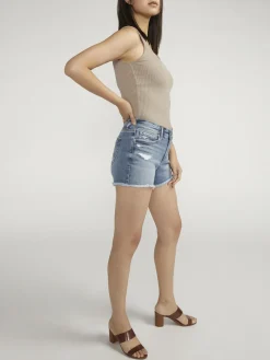 Suki Mid Rise Luxe Stretch Shorts