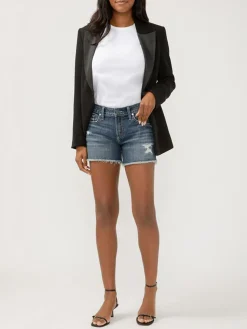 Suki Mid Rise Luxe Stretch Shorts