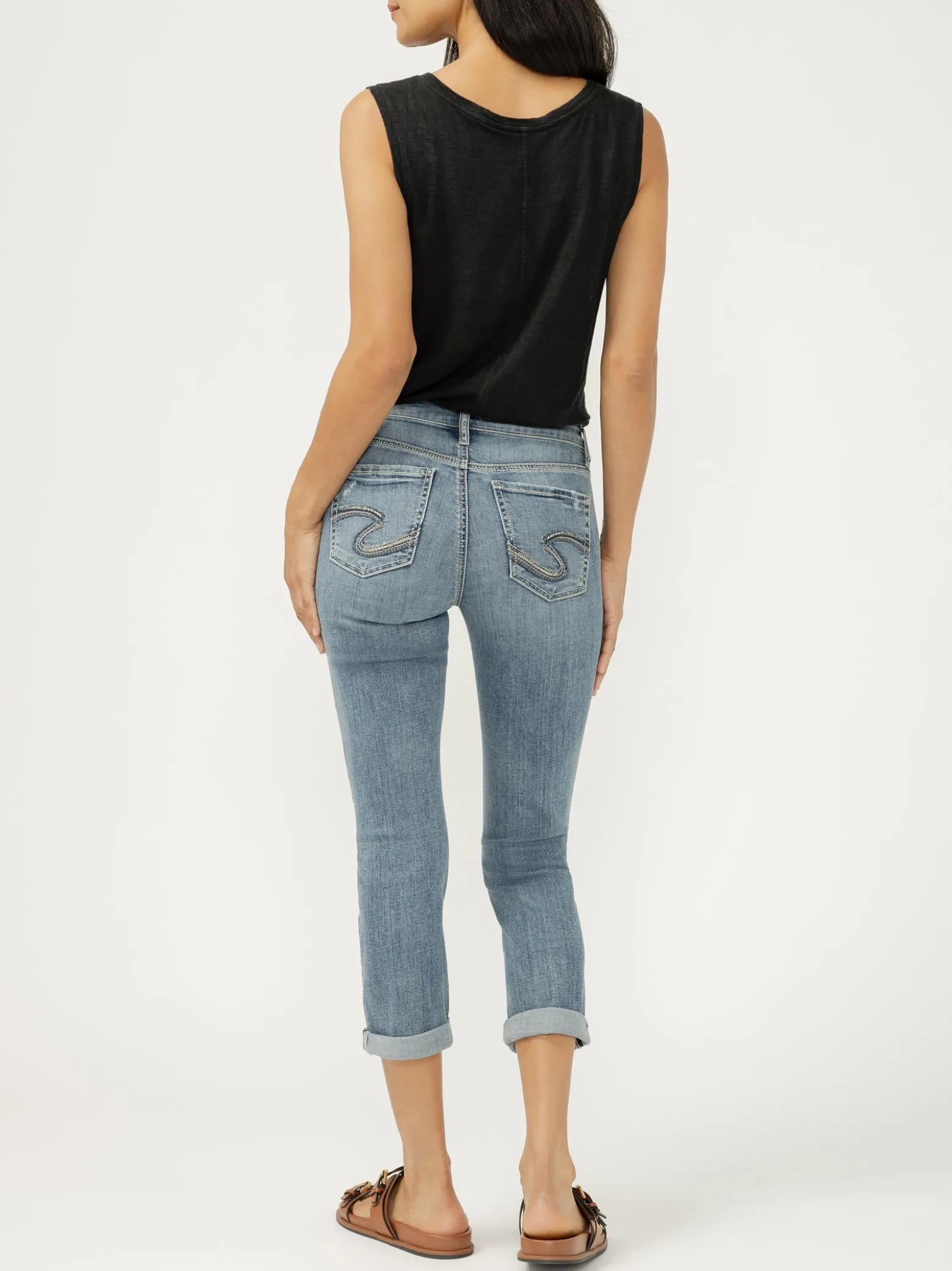Suki Mid Rise Luxe Stretch Capri