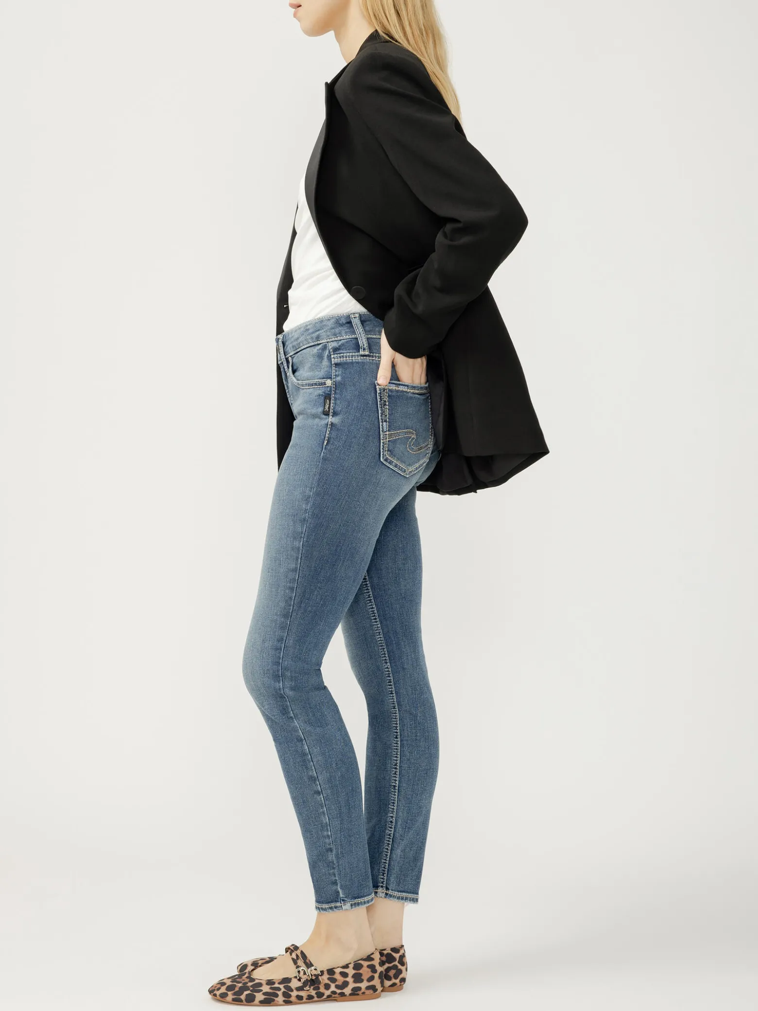 Suki Mid Rise Skinny Jeans