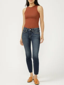 Suki Mid Rise Skinny Luxe Stretch Jeans