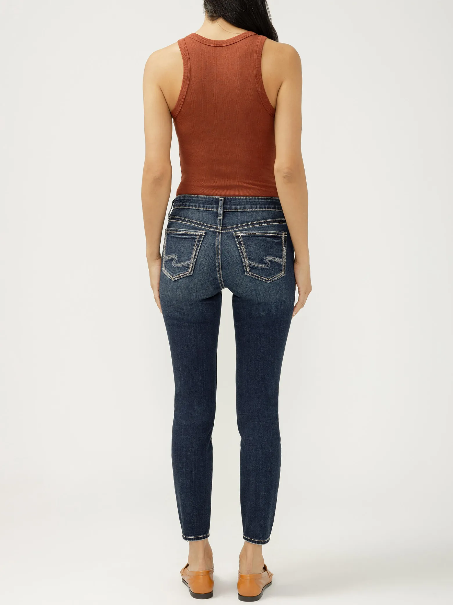 Suki Mid Rise Skinny Luxe Stretch Jeans