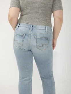 Suki Mid Rise Slim Bootcut Jeans Plus Size