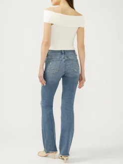 Suki Mid Rise Slim Bootcut Jeans