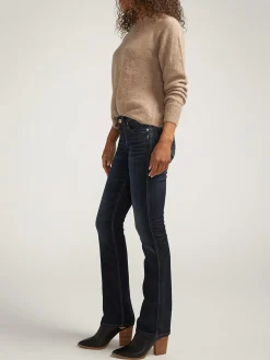 Suki Mid Rise Slim Bootcut Jeans