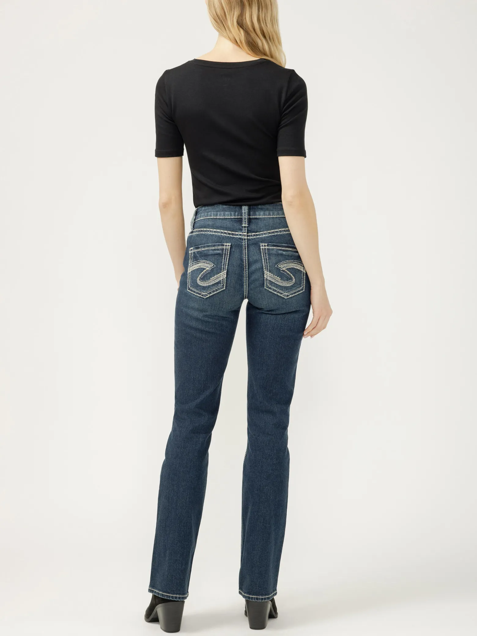 Suki Mid Rise Slim Bootcut Jeans