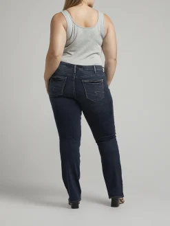 Suki Mid Rise Slim Bootcut Jeans Plus Size