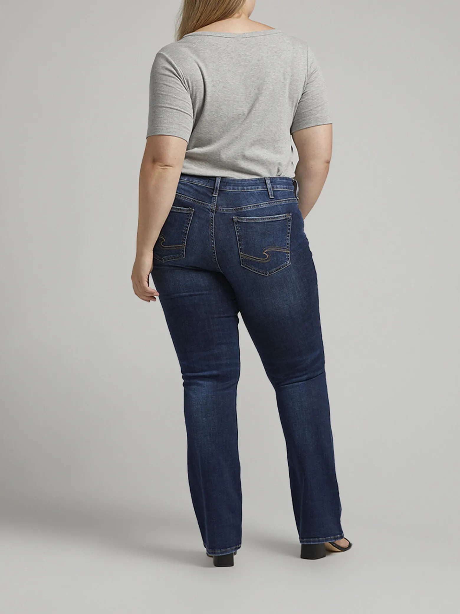Suki Mid Rise Slim Bootcut Jeans