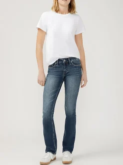 Suki Mid Rise Slim Bootcut Jeans
