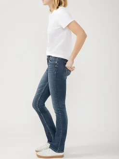 Suki Mid Rise Slim Bootcut Jeans