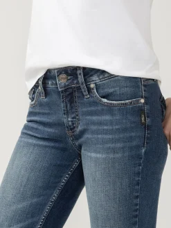 Suki Mid Rise Slim Bootcut Jeans