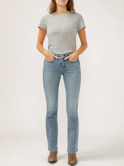 Suki Mid Rise Slim Bootcut Jeans