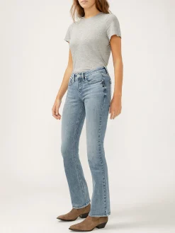 Suki Mid Rise Slim Bootcut Jeans