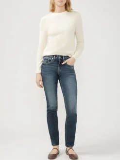 Suki Mid Rise Straight Leg Jeans