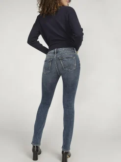 Suki Mid Rise Straight Leg Jeans