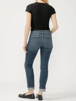 Suki Mid Rise Straight Leg Luxe Stretch Jeans