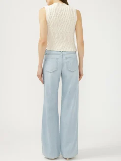 Suki Mid Rise Wide Leg Jeans