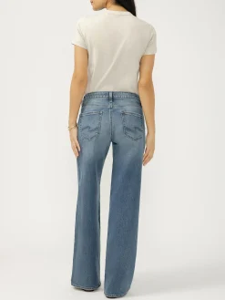 Suki Mid Rise Wide Leg Jeans