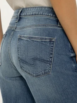 Suki Mid Rise Wide Leg Jeans