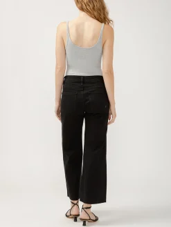 Suki Mid Rise Wide Leg Luxe Stretch Jeans