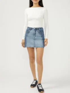 Western Two-Tone Skirt