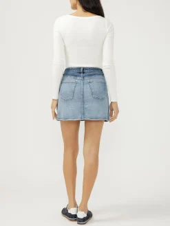 Western Two-Tone Skirt