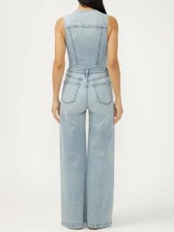 Wide Leg Vest Jumpsuit