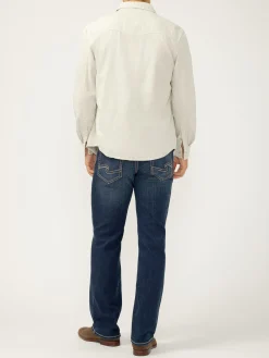 Zac Relaxed Fit Straight Leg Knit Flex Jeans