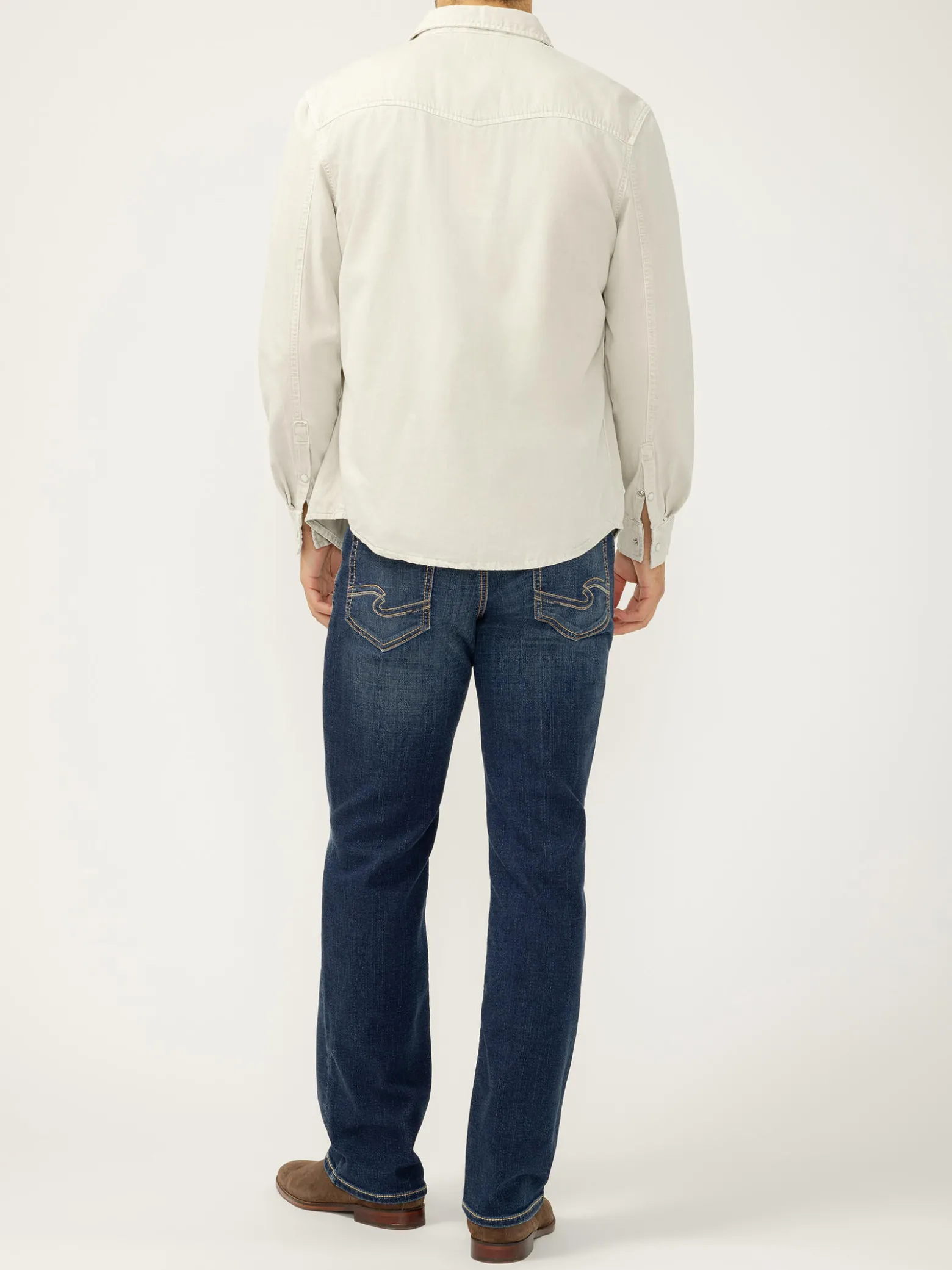 Zac Relaxed Fit Straight Leg Knit Flex Jeans