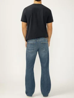 Zac Relaxed Fit Straight Leg Knit Flex Jeans