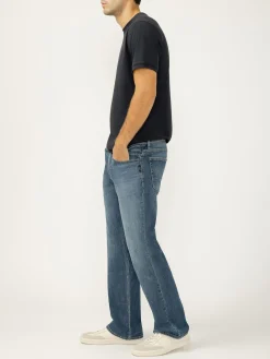 Zac Relaxed Fit Straight Leg Knit Flex Jeans