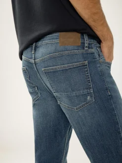Zac Relaxed Fit Straight Leg Knit Flex Jeans